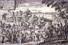 Tyburn, Paddington, London, 1696. Artist: Anon