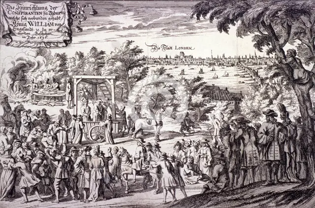 Tyburn, Paddington, London, 1696. Artist: Anon