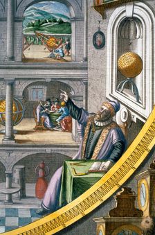 Tycho Brahe, Danish astronomer, (c1630). Creator: Joan Blaeu