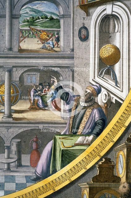 Tycho Brahe, Danish astronomer, (c1630). Artist: Joan Blaeu