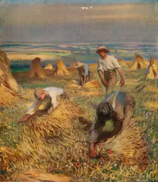 Tying the Sheaves 1902, (1923). Artist: George Clausen