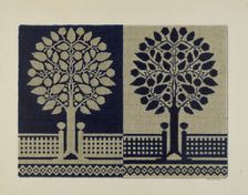 Tyler Coverlet, 1935/1942. Creator: Merkley, Arthur G.