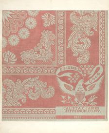 Tyler Coverlet, c. 1941. Creator: Merkley, Arthur G.