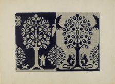 Tyler Coverlet, c. 1941. Creator: Merkley, Arthur G.