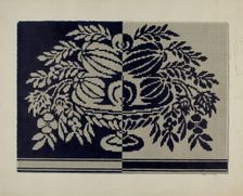 Tyler Coverlet, c. 1942. Creator: Merkley, Arthur G.