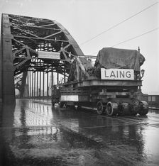 Tyne Bridge, Newcastle upon Tyne, 11/1949. Creator: John Laing plc