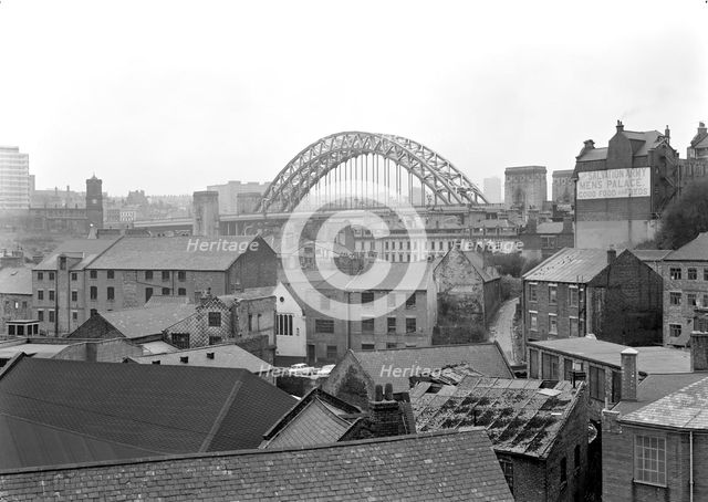 Tyne Bridge, Newcastle upon Tyne, 20th century.  Creator: Royal Commission on the Historical Monuments of England.