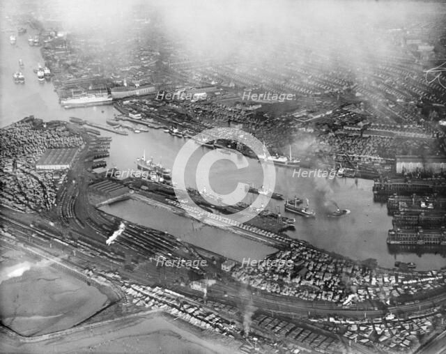 Tyne Dock, South Shields, South Tyneside, 1927. Artist: Aerofilms.