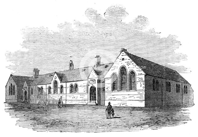 Tyne Docks British Schools, 1869. Creator: Unknown.
