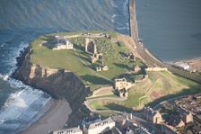 Tynemouth Castle and Priory, North Tyneside, 2015. Creator: Historic England