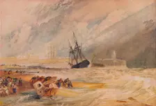 Tynemouth early 19th century, (1930). Creator: JMW Turner