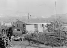 Type house at "Garden Homes", Kern County, California, 1938. Creator: Dorothea Lange