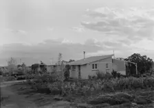 Type house at "Garden Homes", Kern County, California, 1938. Creator: Dorothea Lange