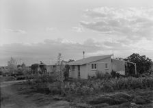 Type house at "Garden Homes", Kern County, California, 1938. Creator: Dorothea Lange