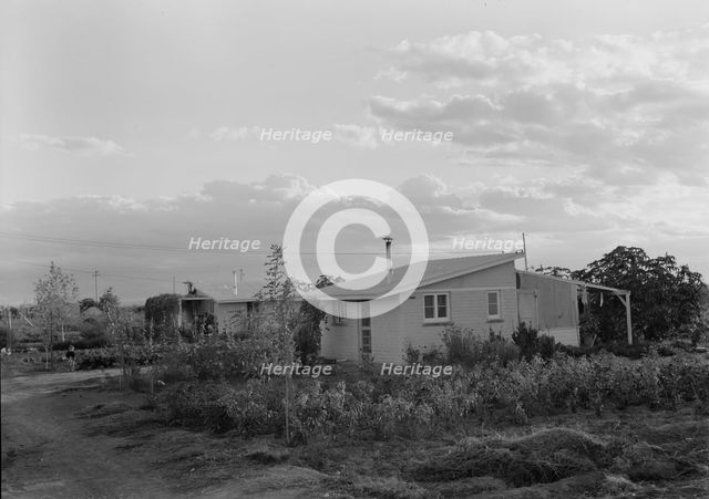 Type house at "Garden Homes", Kern County, California, 1938. Creator: Dorothea Lange.