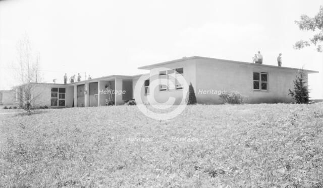 Type house for two families...New Jersey, 1936. Creator: Dorothea Lange.