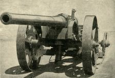 Types of Arms - 4.7 Naval Gun on Carriage Improvised by Capt. Percy Scott of H.M.S Terrible 1900. Creators: Unknown, E, Kennard