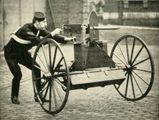 Types of Arms - Lord Dundonald's Galloping Gun-Carriage with Maxim 1900. Creator: Gregory & Co