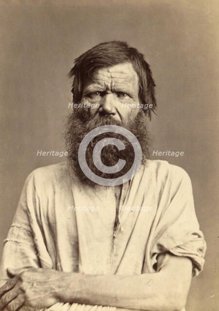 Types of Branded Invalid Convicts, 1891. Creator: Aleksei Kuznetsov.