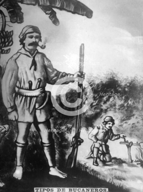 Types of Buccaneers,  (17th century ), 1920s. Artist: Unknown