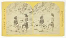 Types of Mojave Indians. This tribe inhabits the region of the lower Colorado, or western..., 1871. Creator: Tim O'Sullivan
