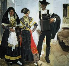 Types of Salamanca Oil, 1912 by Joaquin Sorolla