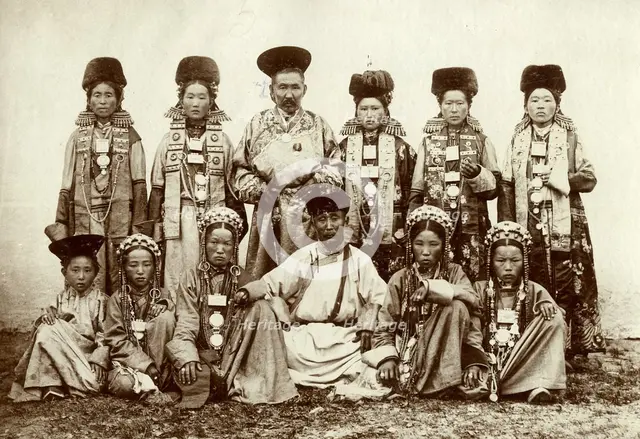 Types of Selenga Buryats, 1895-1939. Creator: L Veniukov.