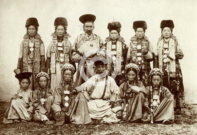 Types of Selenga Buryats, 1895-1939. Creator: L Veniukov.