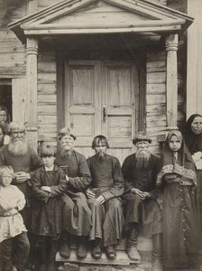 Types of Pomorian dissenters, of Karelia, about 1910. Creator: Maxim Dmitriev