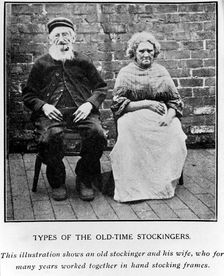 Types of the Old-Time Stockingers c1890s(?)