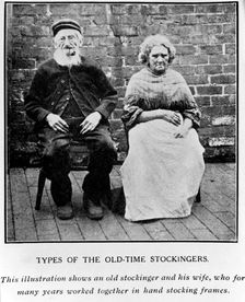 Types of the Old-Time Stockingers c1890s(?). Creator: Unknown