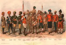 'Types of the Bombay Army 1888. Creator: AC Lovett