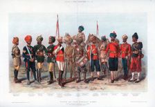 Types of the Bombay army, 1888.Artist: AC Lovett