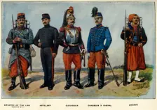 Types of the French Army 1919. Creator: Richard Simkin
