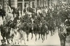 Types of the Russian Cavalry (1919). Creator: Unknown