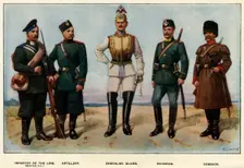 Types of the Russian Army 1919. Creator: Richard Simkin