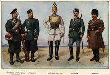 Types of the Russian Army 1919. Creator: Richard Simkin