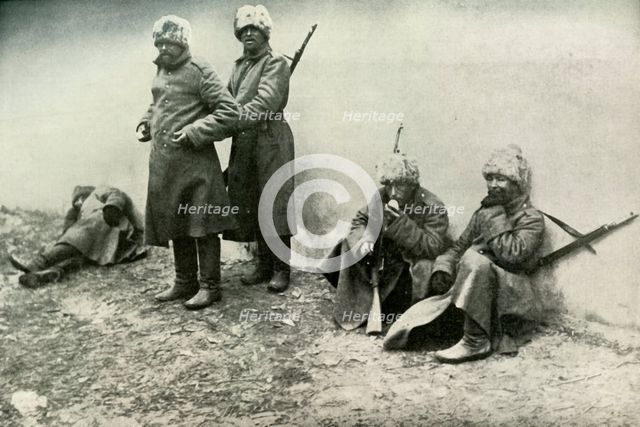 'Types of the Russian Army', (1919).  Creator: Unknown.