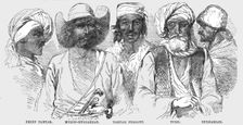 Types of the Races on the Turkish Bank of the Danube; Daunbian Principalities 1854 1854. Creator: Unknown