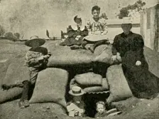 Typical Underground Dwelling at Kimberley 1900. Creator: Unknown