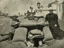 Typical Underground Dwelling at Kimberley 1900. Creator: Unknown