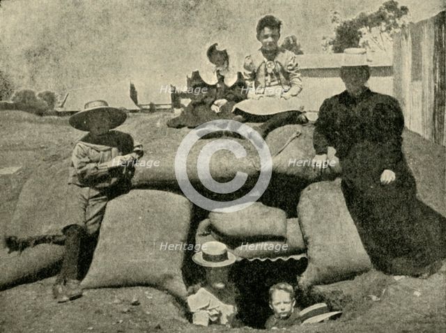 'Typical Underground Dwelling at Kimberley', 1900. Creator: Unknown.