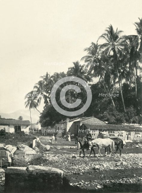 'Typical Village of the Pacific Coast Zone: State of Colima', 1919. Creator: Unknown.