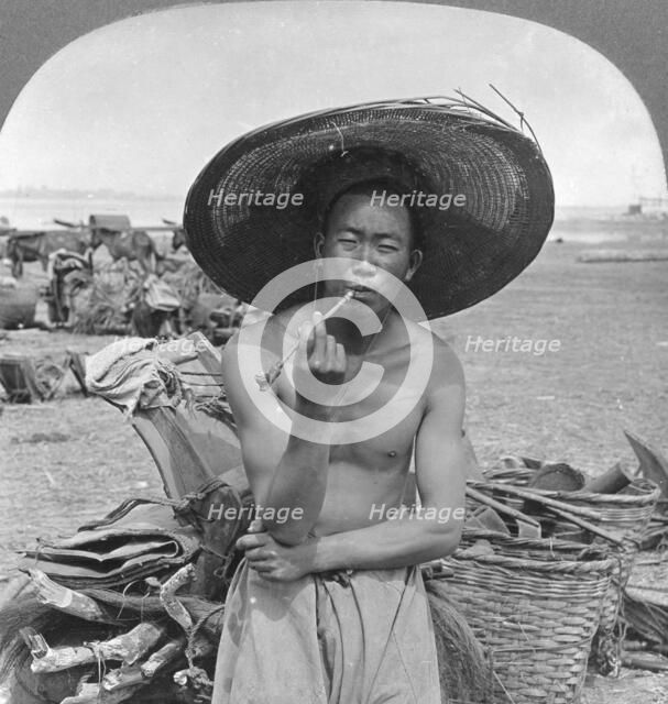 Typical Chinaman, Bhamo, Burma, 1908. Artist: Stereo Travel Co