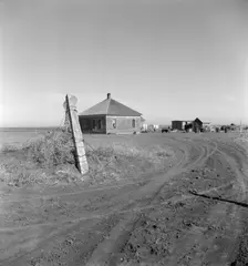 Typical farm in the Mills area, New Mexico, 1935. Creator: Dorothea Lange