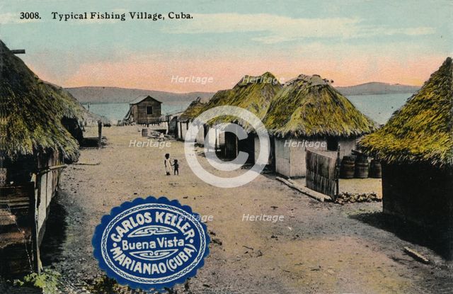 'Typical Fishing Village, Cuba', 1912. Artist: Unknown.