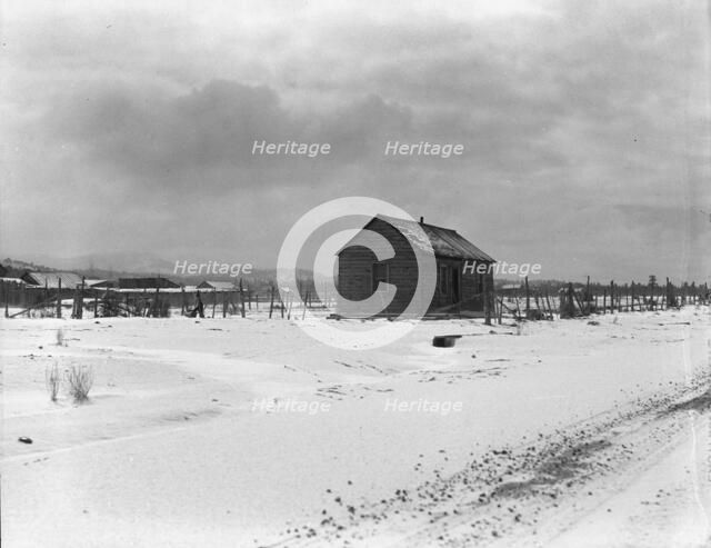 Typical home, still occupied, Widtsoe, Utah, 1936. Creator: Dorothea Lange.