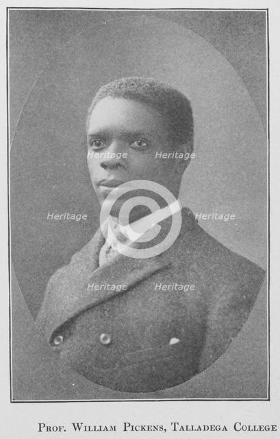 Typical  makers of evidence on the race problem- Prof. William Pickens, Talladega College, 1909. Creator: Unknown.