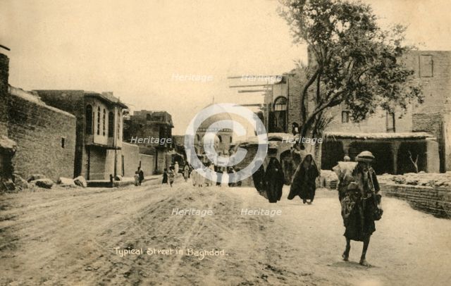 'Typical Street in Baghdad', c1918-c1939. Creator: Unknown.