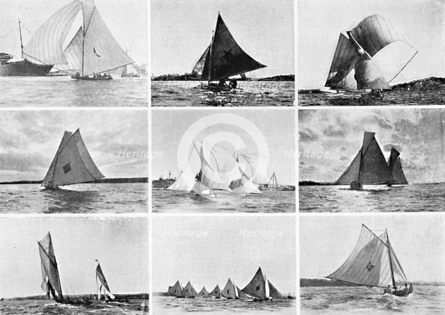 'Typical Sydney Harbour Yachting Scenes, c1900. Creator: Unknown.